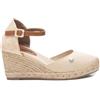 REFRESH 170743, Sandali con Zeppa Donna, Beige 70, 40 EU
