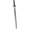 LOOYAR Vikings - Spada medievale in schiuma di poliuretano - Per berserker - Cavaliere - Guerriero - Gioco di battaglia - Halloween - Cosplay - 104,1 cm - Ferro nero