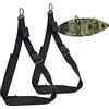 YONGZHAO Kayak Storage Strap SUP montaggio a parete Appendini Surf Hander Paddle Board Sling Rack Mount con Paddle Clips per Garage Interno ed Esterno