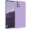 MyGadget Cover per Samsung Galaxy A71 4G - Custodia Protettiva in Silicone Morbido - Case TPU Flessibile - Ultra Protezione Antiurto & Antiscivolo Violetta