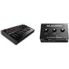 AKAI Professional MPK Mini MK3 Black - Tastiera MIDI Controller USB a 25 Note con 8 Drum Pad Retroilluminati, (Nero) & M-Audio M-Track Solo - Interfaccia audio Scheda Audio Esterna USB