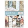 ITD Collection - Papier de riz créatif A4 Decoupage Rice Paper Sheet 29,7 x 21 cm Technique de découpage multicolore (RP015) - HS code 48021000