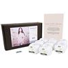 Designette Danimarca, 50 g/mq, 127 m, 250 g/100 Mini Designette Cottonette Percent Cotone Egiziano Mercerizzato Lady Sybil-Camicetta -Kit per Lavoro a Maglia, Colore: Blu Baby 2_Parent Pure White 8