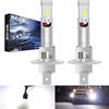 NATGIC H1 Led Fend Light Bulb Xenon Bianco 1700LM CSP Chip per fendinebbia Fendinebbia, 12V-24V (2-Pack)