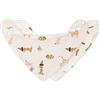 Lässig Bavaglino sciarpa triangolare 2 pezzi. Bottone a pressione reversibile in cotone biologico/Baby Bandana Little Mateys spicy orange