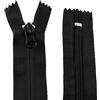 Aerzetix - C61177 - Set di 10 Cerniere Invisibili 18cm Non separabili N°5 - Cerniera Lampo - Colore: Nero - per pelletteria Abito Gonna Cucito merceria