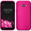 kwmobile Custodia Compatibile con Samsung Galaxy A5 (2017) Cover - Back Case Morbida - Protezione in Silicone TPU Effetto Metallizzato rosa metallizzato