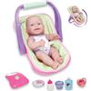 JC Toys Lots to Love Baby Doll in Adjustable Carrier - Featuring 35,6 cm all Vinyl Doll - Perfetto per Bambini 2 +