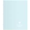 Clairefontaine 951881C pacco da 10 Quaderni a punto METALLICO Koverbook Blu - 17x22 cm - 96 Pagine a righe con Margini - Carta Bianca 90 g - Copertina in Polipropilene Opaco - Colori Assortiti