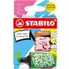 STABILO Evidenziatore BOSS MINI by Snooze One - Astuccio da 3 - Arancione/Rosa/Verde