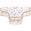 Lässig Set di bavaglini a maniche lunghe (2 pezzi) per allacciare la protezione del ricevitore/Long Sleeve Bib Little Mateys spicy orange