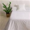 Sancarlos - Set di lenzuola Kamut, 50% cotone, 50% poliestere, colore grigio, letto da 135
