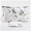 Biancoperla Lab 31 FLATEY Parure Copripiumino Matrimoniale Blu