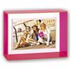 Zep Acrylic Neon Collection B146P Cornice portafoto, Colore: Rosa/Nero, 10 x 15 cm