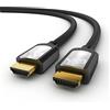 Sentivus HD300-150 Cavo HDMI 4K, Premium Certified (Ultra HD a 60Hz senza jerk, SUHD, HDR, ARC) con Ethernet ad alta velocità, guaina di cotone, 1x 1,50m, nero