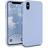 MyGadget Cover per Apple iPhone XS Max - Custodia Protettiva in Silicone Morbido - Case TPU Flessibile - Protezione Antiurto & Antigraffio - Blu pallido