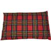 Bee Completo Lenzuola in Flanella MADE IN ITALY (Tartan Rosso), Matrimoniale - 160/170x190 cm