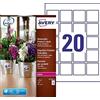 Avery Etichette prezzi in poliestere Avery - 20-45x45 mm - L7126-8 (conf.8)