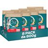 Purina One Bifensis Sterilcat Crocchette Gatto Sterilizzato con Salmone e Frumento, 8 Confezioni da 800 g