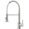 FORIOUS Miscelatore Cucina, Rubinetto Lavello Cucina, Acciaio Inox Ad Alta Pressione Orientabile a 360°Monocomando, Acciaio Inossidabile