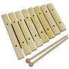 A-Star Xilofono soprano diatonico a 8 note in legno con due battitori in legno - da C6 a C7