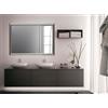 Zalena Treviso Specchio da parete 30 x 25 cm con cornice specchio di design specchio da bagno per casa ospite bagno corridoio gadrobe soggiorno