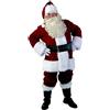 VERNASSA Costume da Babbo Natale da Uomo,Costume da Babbo Natale in velluto per adulti con vestito operato da Natale