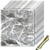 Hyesrtey Carta da Parati Adesiva Muro 10 Pezzi Pannelli Parete Mattoni Pannello Mattone Decorativi 3d per Parete Adesivi paretiper Wallpaper per Cucina Ufficio TV Sfondo, 35 * 38.5 cm