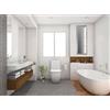 Zalena Elysee - Specchio da parete con cornice a specchio, 30 x 25 cm, design per bagno, casa, ospiti, bagno, corridoio, soggiorno