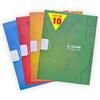 Calligraphe 7005C - Conf. 10 quaderno p.met 17x22 cm 60 p quad. grandi 70g