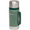 Stanley Classic Legendary Food Jar 0.7L Hammertone Green - Thermos per Alimenti in Acciaio Inossidabile Senza BPA - Mantiene il Caldo per 15 Ore - Lavabile in Lavastoviglie