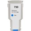 HP Cartuccia compatibile con HP P2V68A (730) - ciano - 300 ml