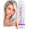 NYK1 Balsamo Capelli Viola Balsamo Antigiallo (500ml) Senza Solfati Balsamo Colorante Per Capelli Biondi, Decolorati e Grigio - Balsamo Capelli Tonalizzante Viola per Antigiallo Capelli Biondi e Argento