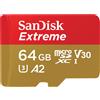 Sandisk Scheda di memoria 64 gb SDSQXAH-064G-GN6AA EXTREME