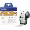 Brother DK11221 Etichette Quadrate, 23 x 23 mm, Bianco