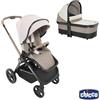 Chicco - Duo Passeggino + Navicella Mysa + Seggiolino auto Recaro Avan 0-13Kg Silver Grey