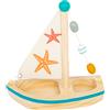 Small Foot Gioco acquatico Barca a vela con stella di mare