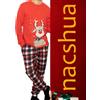 NACSHUA Pigiama Interlock Christmas Ragazzo 6-14a NACSHUA Cod. REINDEER BOY