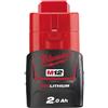Milwaukee Batteria litio 12V 2Ah Milwaukee M12 B2 4932430064