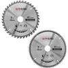 Saxton Blades Saxton TCT TCT190MXA - 2 lame circolari per legno, 190 mm, confezione A, per Bosch, Makita, DeWalt