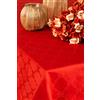 ESSE HOME -Tovaglia Quadrata -Tessuto rosso Jacquard Puro Cotone- PONZA (160x160, T)