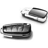 Audi 83A071208S9R - Portachiavi con Logo Q3, Originale, Colore: Bianco/Nero Brillante