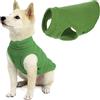 Gooby Gilet per cani in pile elasticizzato, taglia XS, verde erba