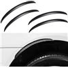 bangminda 4 Pezzi Passaruota Sopracciglio Auto Passaruota Allargamento Parafango Parafanghi Auto Universale Allargamento Passaruota Decorazione Protezione Ruota Auto Fibra di Carbonio (33CM)
