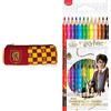 Maped - Astuccio di Harry Potter Teens - Morbido al tatto - Astuccio scolastico Tubolare - Tessuto Neoprene Antistrappo & 832053 - Matite colorate Harry Potter, ideali per la scuola