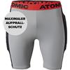 ATOMIC AN5205026XXS Live Shield Short, Shorts di Protezione da Sci da Donna/Uomo, Taglia XXS, Grigio/Nero