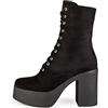 LAMODA Child's Play, Stivale alla Caviglia Donna, in camoscio Nero, 36 EU