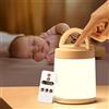 SOLIDEE LED Luce Notturna Bambini, Lampada da Comodino Touch Dimmerabile