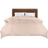 Utopia Bedding Piumone Alternativo con Cucitura a Scatola 220 x 240 cm, Piumone leggero da 200 GSM con Angoli di Lavoro, Trapunta Estiva Morbida in Microfibra (Beige)