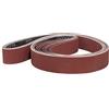 Sruhrak Nastri Abrasivi 50x2000mm - 2 Ciascuno di Grane 60/80/120/240/400 Carta Abrasiva per Levigatrice a Nastro, per Levigare,Limare,Affilare e Rimuovere Metallo/Legno (10 Pezzi)